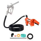 VEVOR Fuel Transfer Pump, 12V DC 61 L/min(16 GPM) 186W(1/4 HP) Diesel Pump, Extractor Pumps with Manual Nozzle, Discharge Hose and Suction Pipe, for Gasoline, Diesel, Kerosene, Ethanol-Methanol Blends & Biodiesel