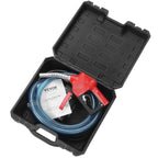 VEVOR Fuel Transfer Pump, 12V DC 38 L/min(10 GPM) 186W(1/4 HP), Portable Electric Diesel Transfer Pump with Automatic Shut-Off Fuel Nozzle, High Flow, Long Inlet & Outlet Hose for Diesel, Kerosene, Transformer Fuel