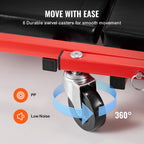 VEVOR 91.4 cm Foldable Z Garage Creeper Mechanic Creeper Stool 136.1 kg Capacity