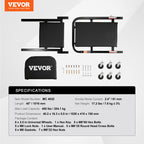 VEVOR 101.6 cm Foldable Z Garage Creeper Mechanic Creeper Stool 204.1 kg Capacity