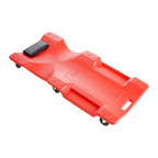 VEVOR Mechanic Plastic Creeper, 914 mm, 158.8 kg Capacity Automotive Rolling Garage Creeper with Molded Ergonomic HDPE Body Padded Headrest & Dual Tool Trays 6 Wheels, for Garage Shop Auto Repair