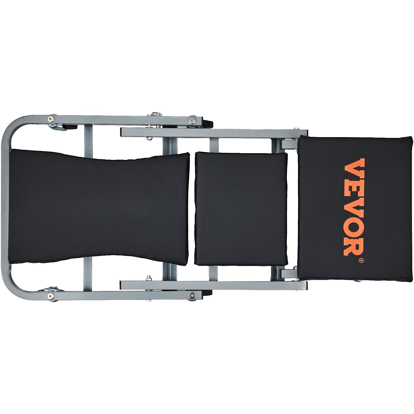 VEVOR Z-Creeper Seat, 2 in 1 Rolling Folding Car Creeper/Stool, 300 lbs Capacity Mechanic Creeper, Low Profile Creeper with 6 pcs Wheels for Garage, Shop, Auto Repair, Lay Down or Sit, Black