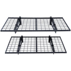 VEVOR Garage Storage Shelving, 2 Pack, 4 x 2 ft Heavy Duty Garage Shelves Wall Mounted, 502 lbs Load Capacity(Total) Garage Storage Rack Floating Shelves, Suitable for Shop, Shed, Garage Storage