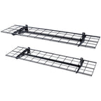 VEVOR Garage Storage Shelving, 2 Pack, 4 x 1 ft Heavy Duty Garage Shelves Wall Mounted, 400 lbs Load Capacity(Total) Garage Storage Rack Floating Shelves, Suitable for Shop, Shed, Garage Storage