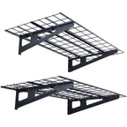 VEVOR Garage Storage Shelving, 2 Pack, 4 x 2 ft Heavy Duty Garage Shelves Wall Mounted, 500 lbs Load Capacity(Total) Garage Storage Rack Floating Shelves, Suitable for Shop, Shed, Garage Storage