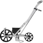 VEVOR Garden Seeder, Metal Precision Garden Push Seeder With 6 Seed Plates, Walk-Behind Row Crop Planter, Manual Garden Lawn Spreader for Sowing Seeds, Backyard Agriculture for Various Seeds