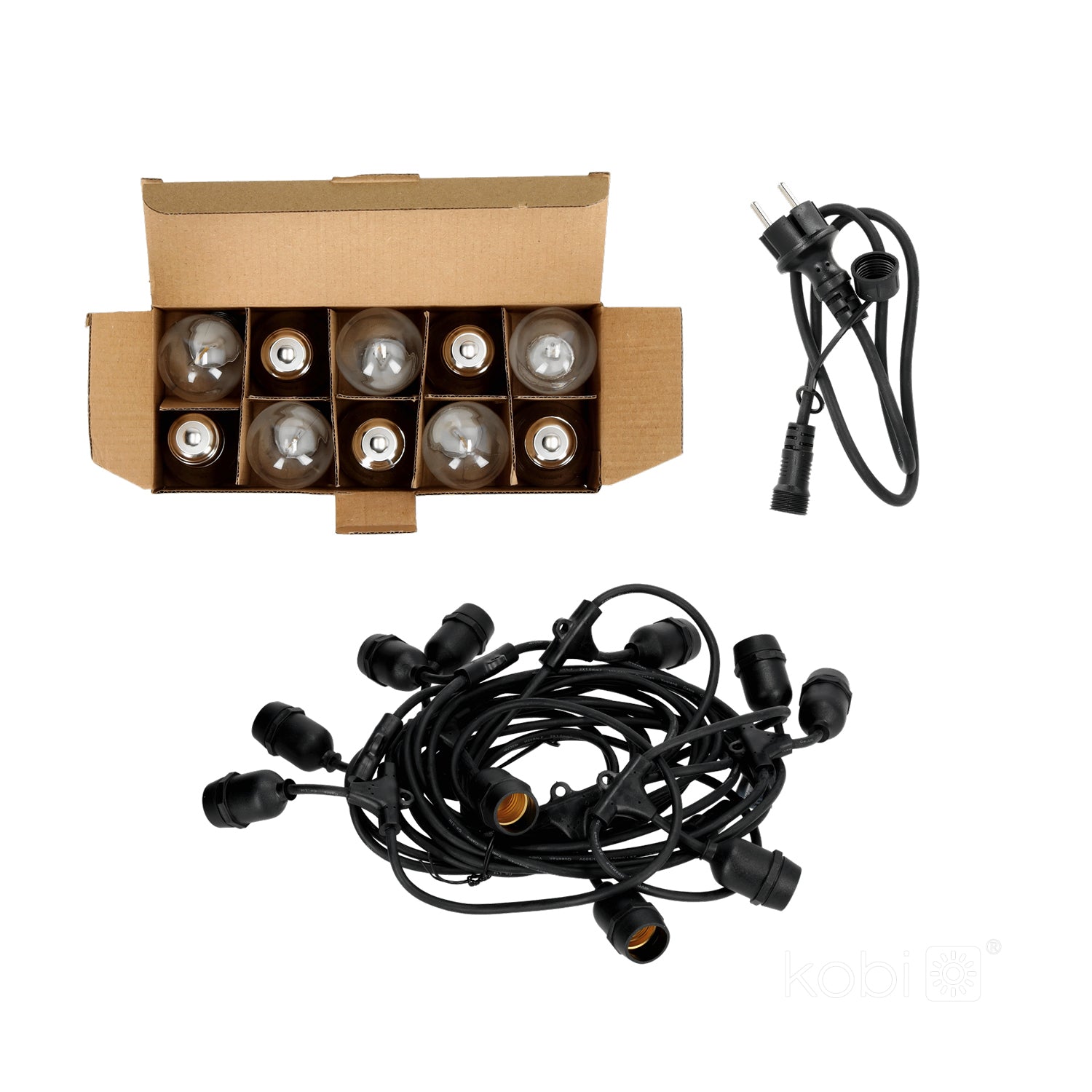 Garland BAJA LED SET 10x1W 10m E27 Kobi Design