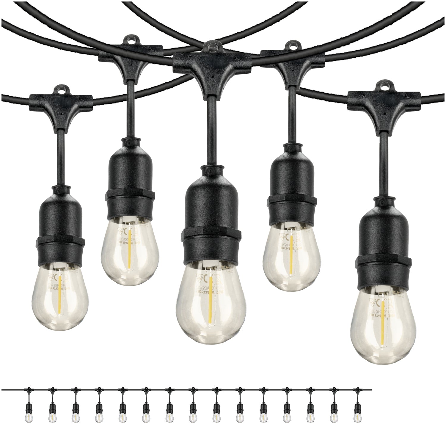 Garland BAJA LED SET 15x1W 15m E27 Kobi Design