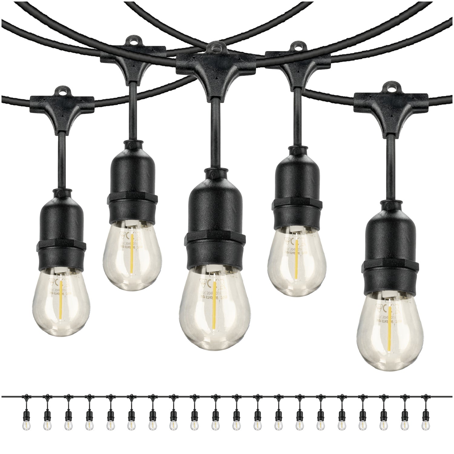 Garland BAJA LED SET 20x1W 20m E27 Kobi Design