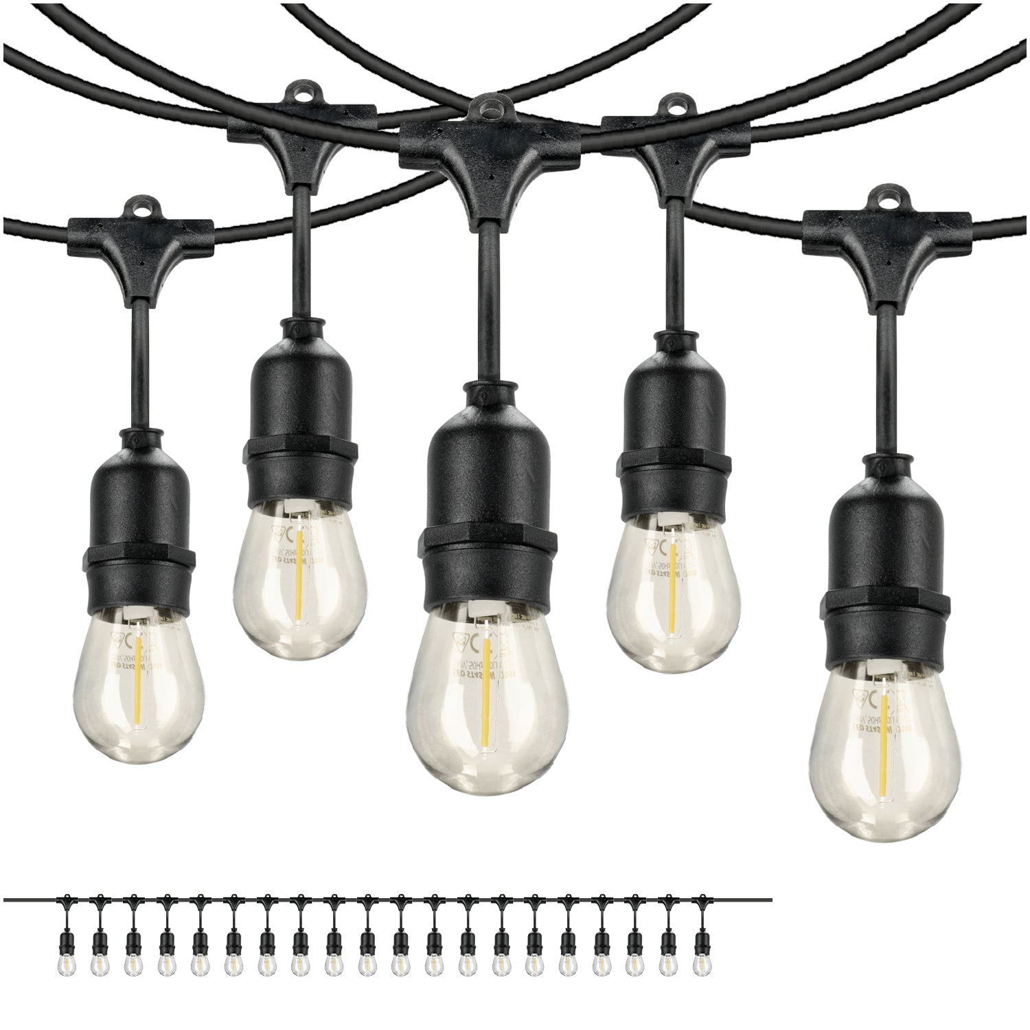 Garland BAJA LED SET 20x1W E27 10m Kobi Design