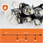 Garland MIMOSA LED SET 10m 10x1W E27 Kobi