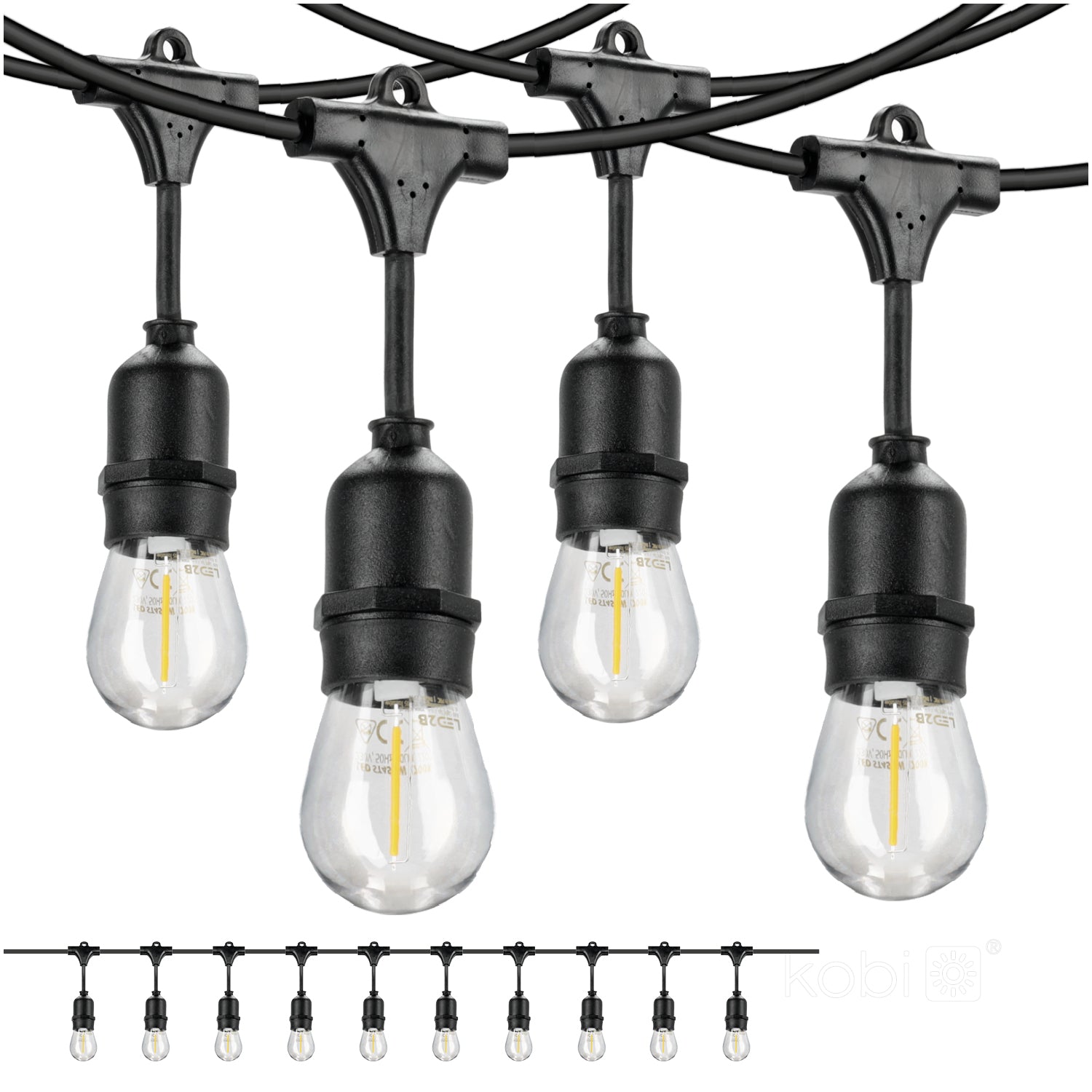 Garland MIMOSA LED SET 10m 10x1W E27 Kobi