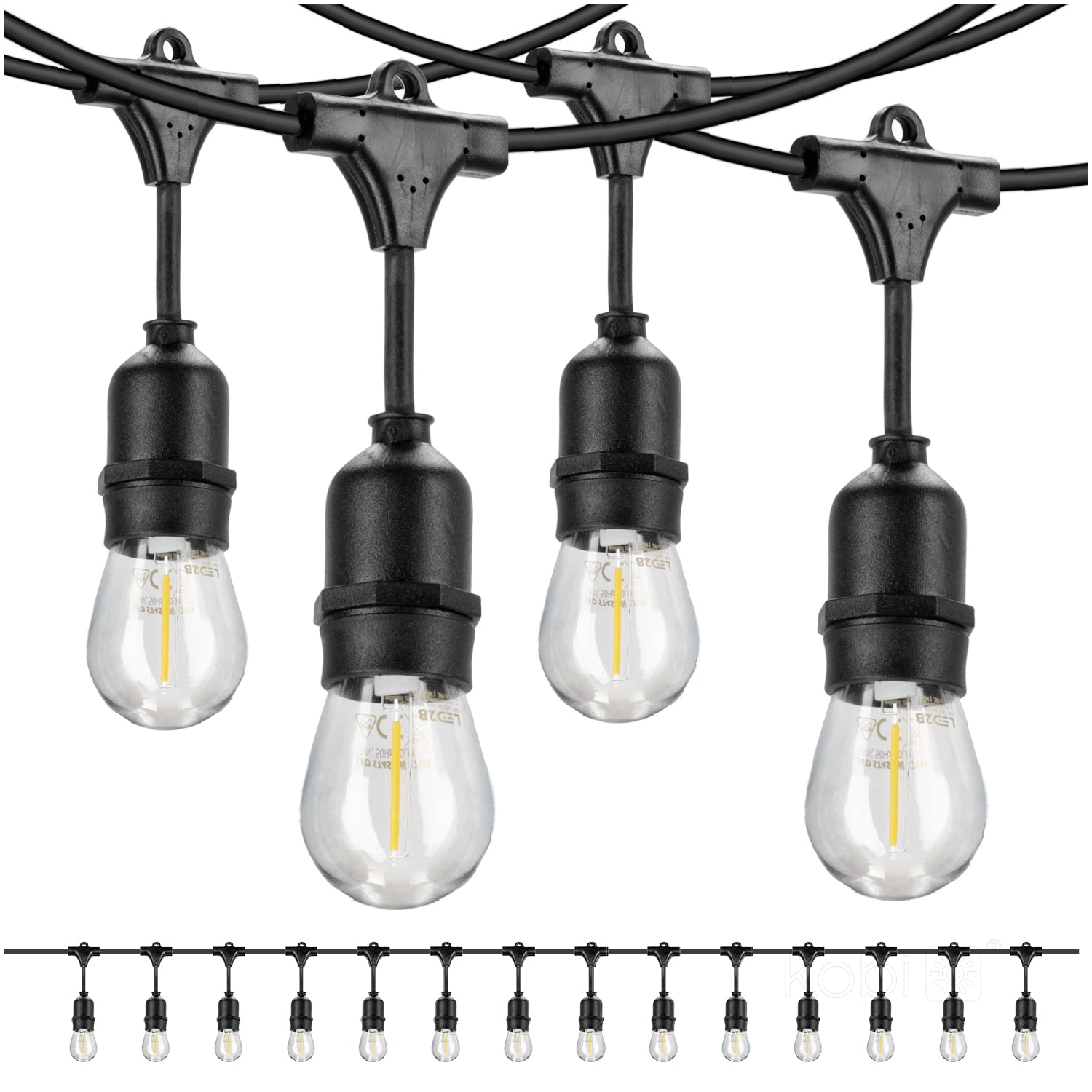Garland MIMOSA LED SET 20m 20x1W E27 Kobi