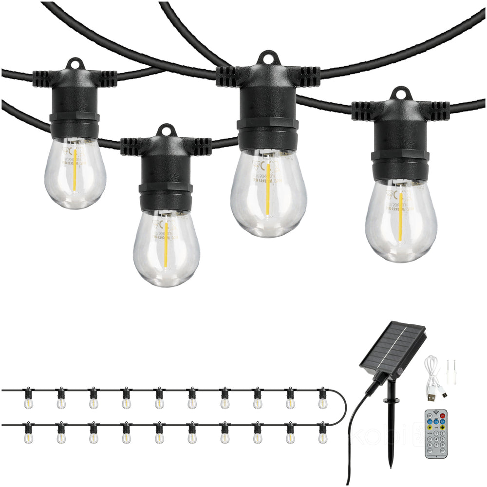 Solar garland LED STARLIGHT NEO 20m 20x0,042W E27 LED2B