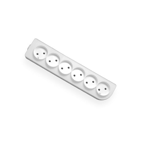 Socket 6s/without grounding white Elgotech