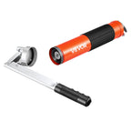 VEVOR Grease Gun, 10000 PSI High Pressure, Heavy Duty Pistol Grip Grease Gun Kit with 0.4 L Capacity, Includes 46 cm Flex Hose, 1 Extension Rigid Pipe and 1 Sharp Type Nozzle for Automotive, Marine