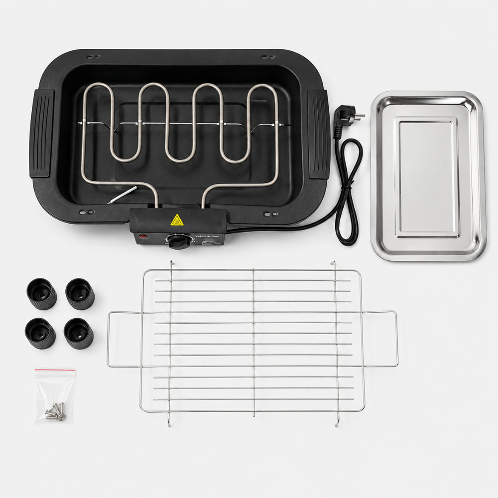 ADM Electric BBQ Grill – 2000W, SKU: 7088