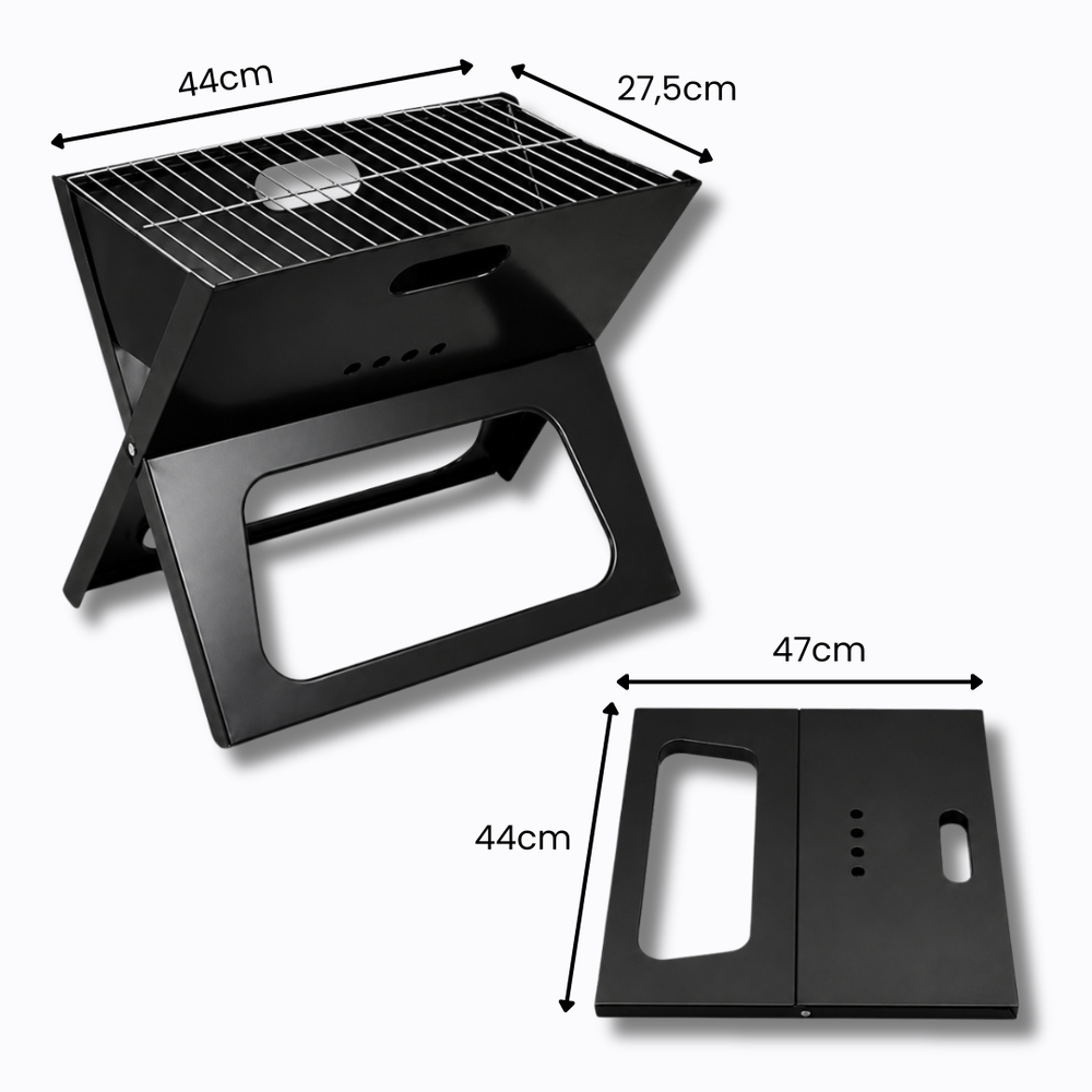 ADM Foldable Disposable BBQ Camping Grill, SKU: 7089