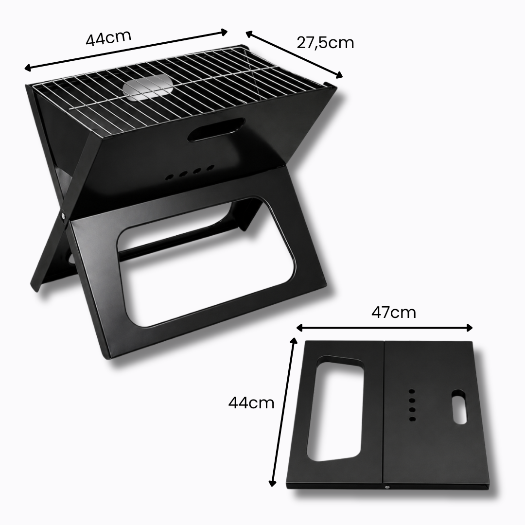ADM Foldable Disposable BBQ Camping Grill, SKU: 7089