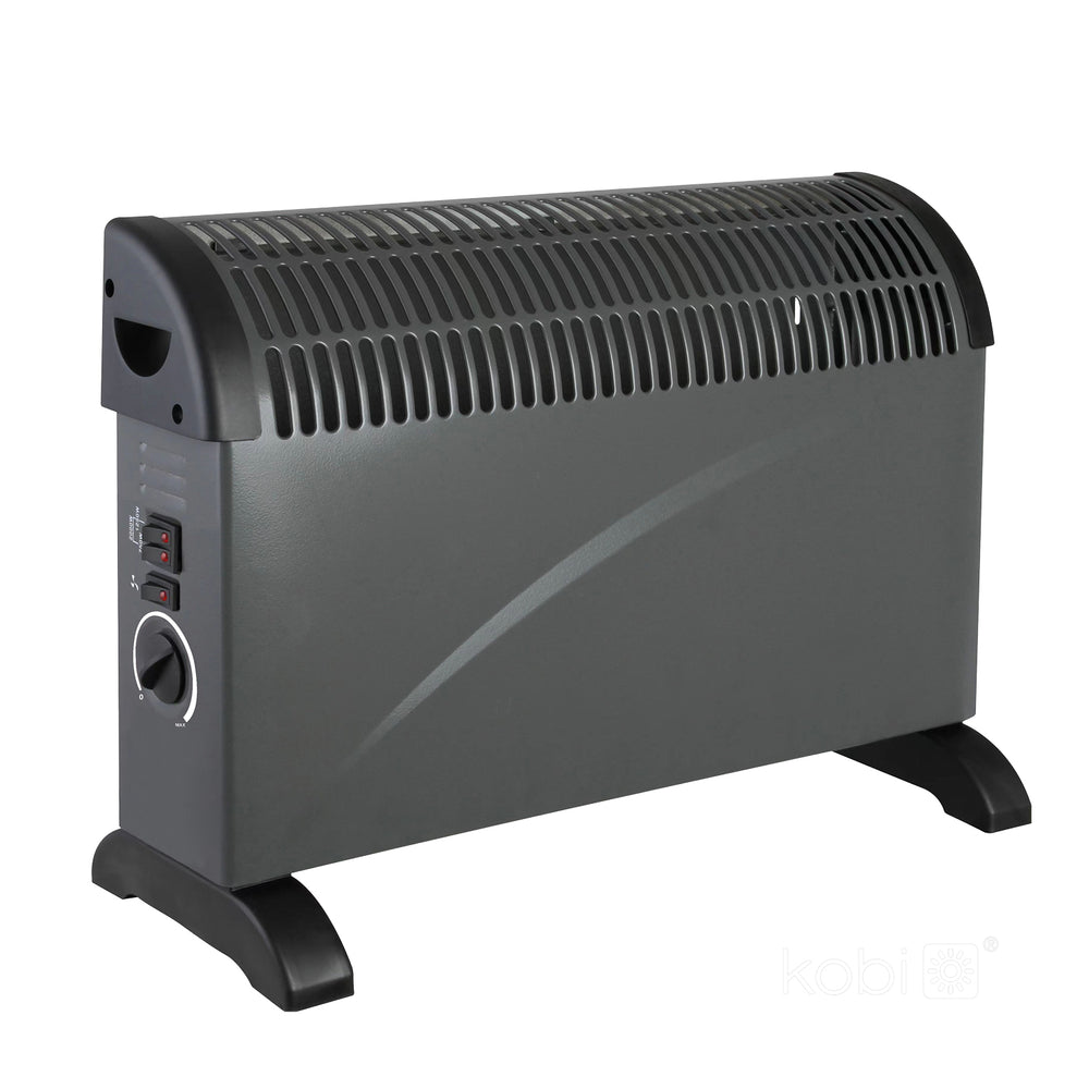 Convector heater SONDO 2000W TURBO black Kobi Windstar