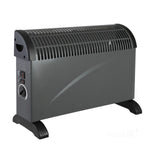 Convector heater SONDO 2000W TURBO black Kobi Windstar
