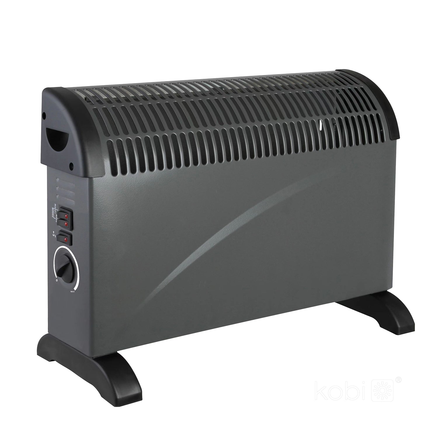 Convector heater SONDO 2000W TURBO black Kobi Windstar