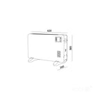 Convector heater SONDO R 2000W TURBO white Kobi Windstar