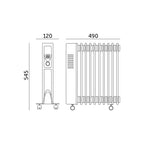 Oil heater YUGO-11 2500W Kobi Windstar