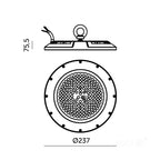 High Bay LED GRAZA 100W 4000K IP65 90° Kobi