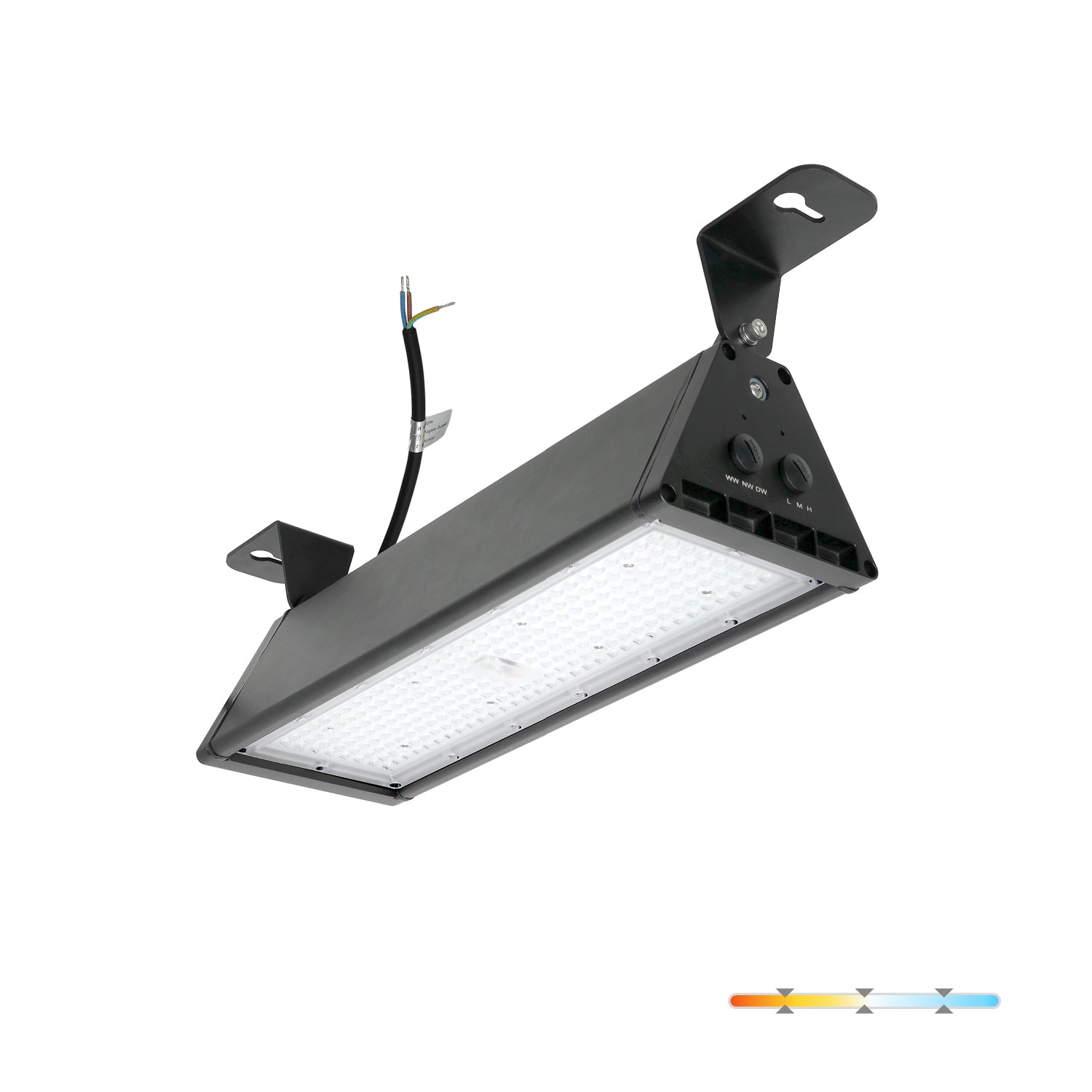 High Bay LED NICO 72W/95W/120W 3CCT IP65 60°x90° Kobi Pro