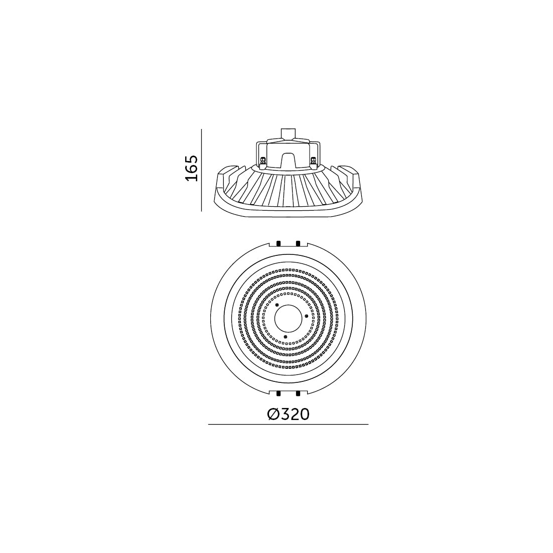 High Bay LED NINA 200W 4000K 110° Kobi Pro
