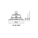 High Bay LED RIO PRO 60-80-100W 3CCT IP66 Kobi Pro