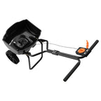 VEVOR Push Lawn Spreader, 3m Spreading Width, Broadcast Spreader with 59kg Load Capacity & 10 in All-Terrain Tires, Walk-Behind Garden & Lawn Broadcast Spreaders for Seed Fertilizer Weed Control