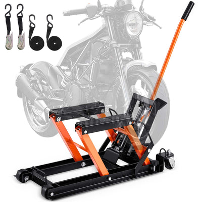 VEVOR Motorcycle Hydraulic Pump Jack 680.4 kg ATV Dirt Bike Stand
