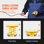 VEVOR Hydraulic Pump 8 Quart/7.6 L Single Acting Dump Trailer Pump Power Unit DC 12V