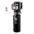 VEVOR Hydraulic Pump Power Unit, AC 220V, 10 Quart Single Acting Hydraulic Unit, 6.3 L/min Oil Flow, Max Discharge Pressure 22 MPa for Dump Truck, Auto Repair Garage, Car Lifting Platforms, Black
