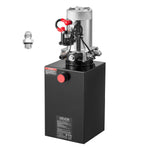 VEVOR 10 L Hydraulic Power Unit, Single Acting Dump Trailer Pump, 22 MPa Max Relief Pressure & 3.4 L/min Flow Rate, DC 12V Hydraulic Pump with Metal Reservoir for Dump Trailer Car Lifting