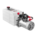 VEVOR 7 L Hydraulic Power Unit, Single Acting Dump Trailer Pump, 22 MPa Max Relief Pressure & 3.4 L/min Flow Rate, DC 12V Hydraulic Pump with Metal Reservoir for Dump Trailer Car Lifting