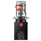 VEVOR Hydraulic Pump 4 Quart/3.8 L Single Acting Dump Trailer Pump Power Unit DC 12V