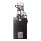VEVOR 15 L Hydraulic Power Unit, Single Acting Dump Trailer Pump, 22 MPa Max Relief Pressure & 3.4 L/min Flow Rate, DC 12V Hydraulic Pump with Metal Reservoir for Dump Trailer Car Lifting