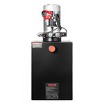 VEVOR 20 L Hydraulic Power Unit, Double Acting Dump Trailer Pump, 22 MPa Max Relief Pressure & 3.4 L/min Flow Rate, DC 12V Hydraulic Pump with Metal Reservoir for Dump Trailer Car Lifting