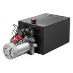 VEVOR 20 L Hydraulic Power Unit, Double Acting Dump Trailer Pump, 22 MPa Max Relief Pressure & 3.4 L/min Flow Rate, DC 12V Hydraulic Pump with Metal Reservoir for Dump Trailer Car Lifting
