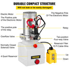 VEVOR 3.8 L Single Acting Hydraulic Pump Dump Trailer Lifting Remote Crane