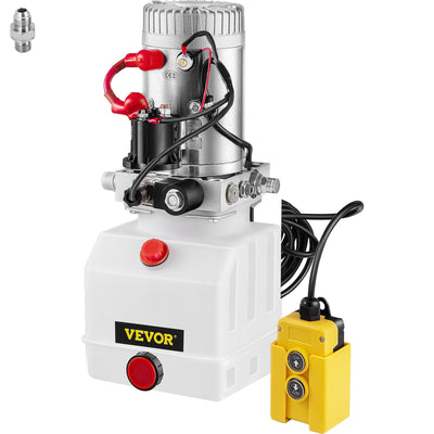 VEVOR 3.8 L Single Acting Hydraulic Pump Dump Trailer Lifting Remote Crane