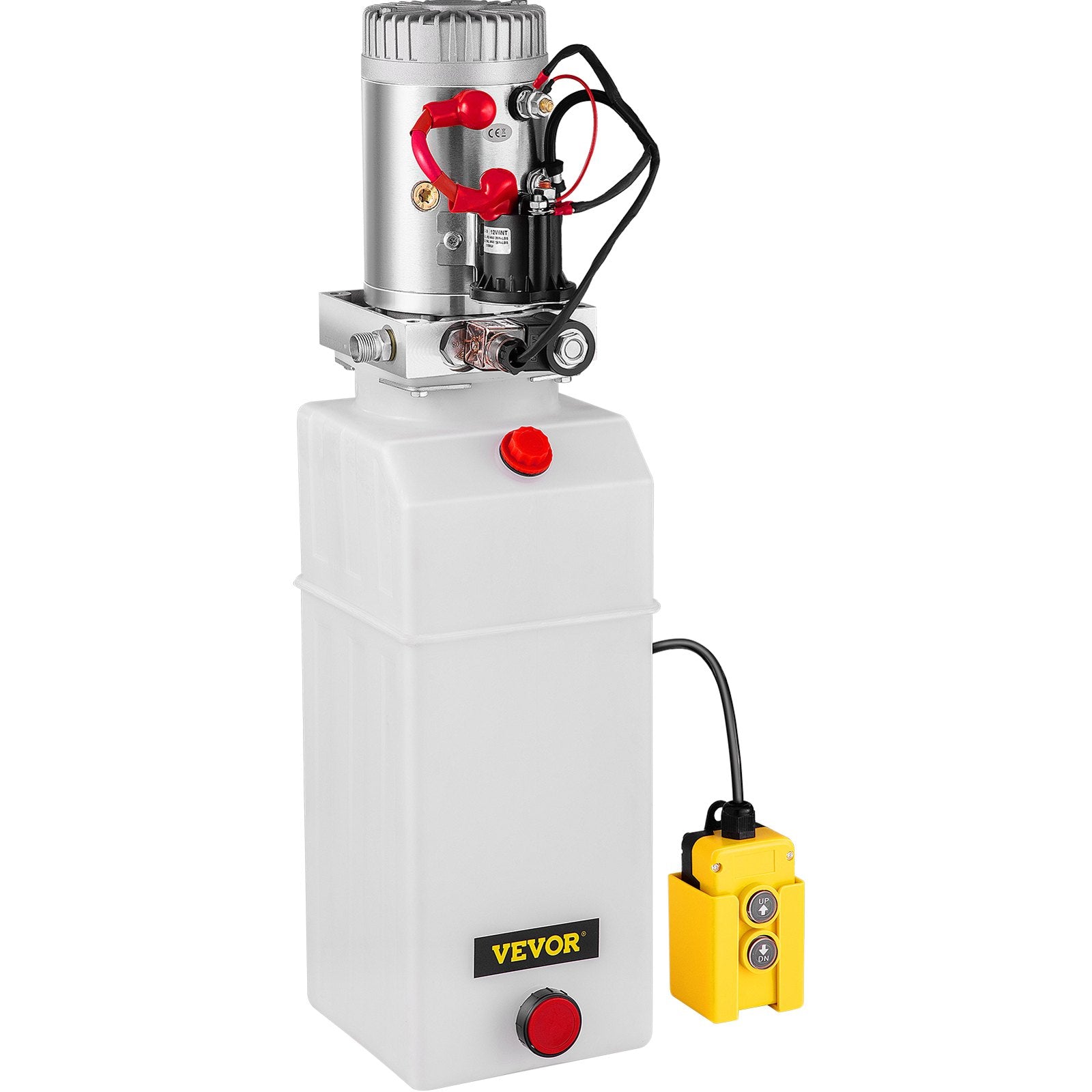 VEVOR Hydraulic Power Unit 12V Hydraulic Motor Hydraulic Pump, Dump Trailer Hydraulic Pump Hydraulic Power Pack