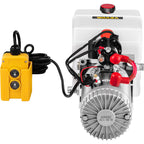 VEVOR 3.8 L Single Acting Hydraulic Pump Dump Trailer Lifting Remote Crane