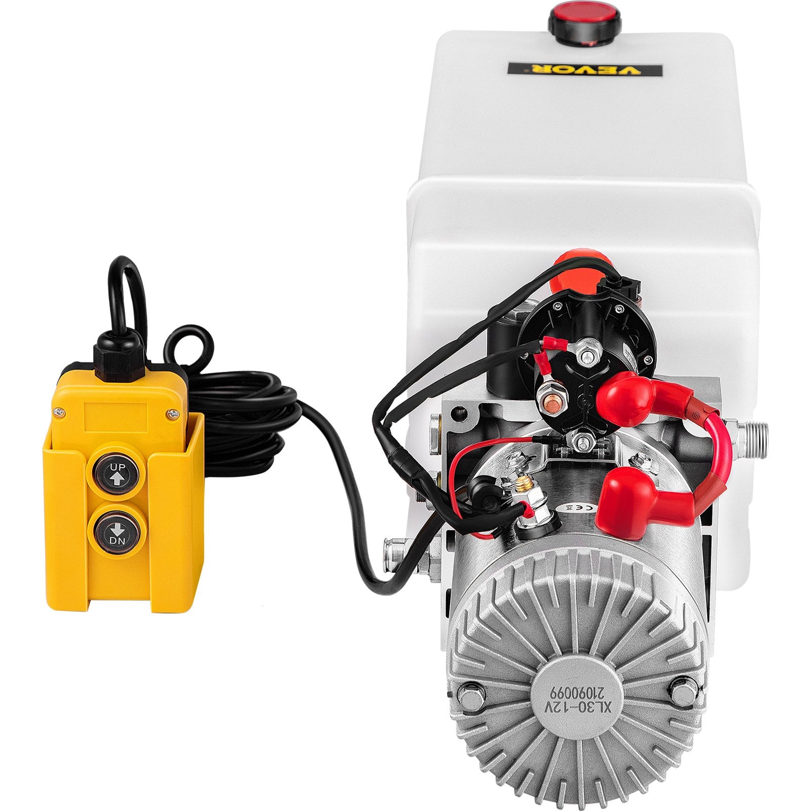 VEVOR Hydraulic Power Unit 12V Hydraulic Motor Hydraulic Pump, Dump Trailer Hydraulic Pump Hydraulic Power Pack