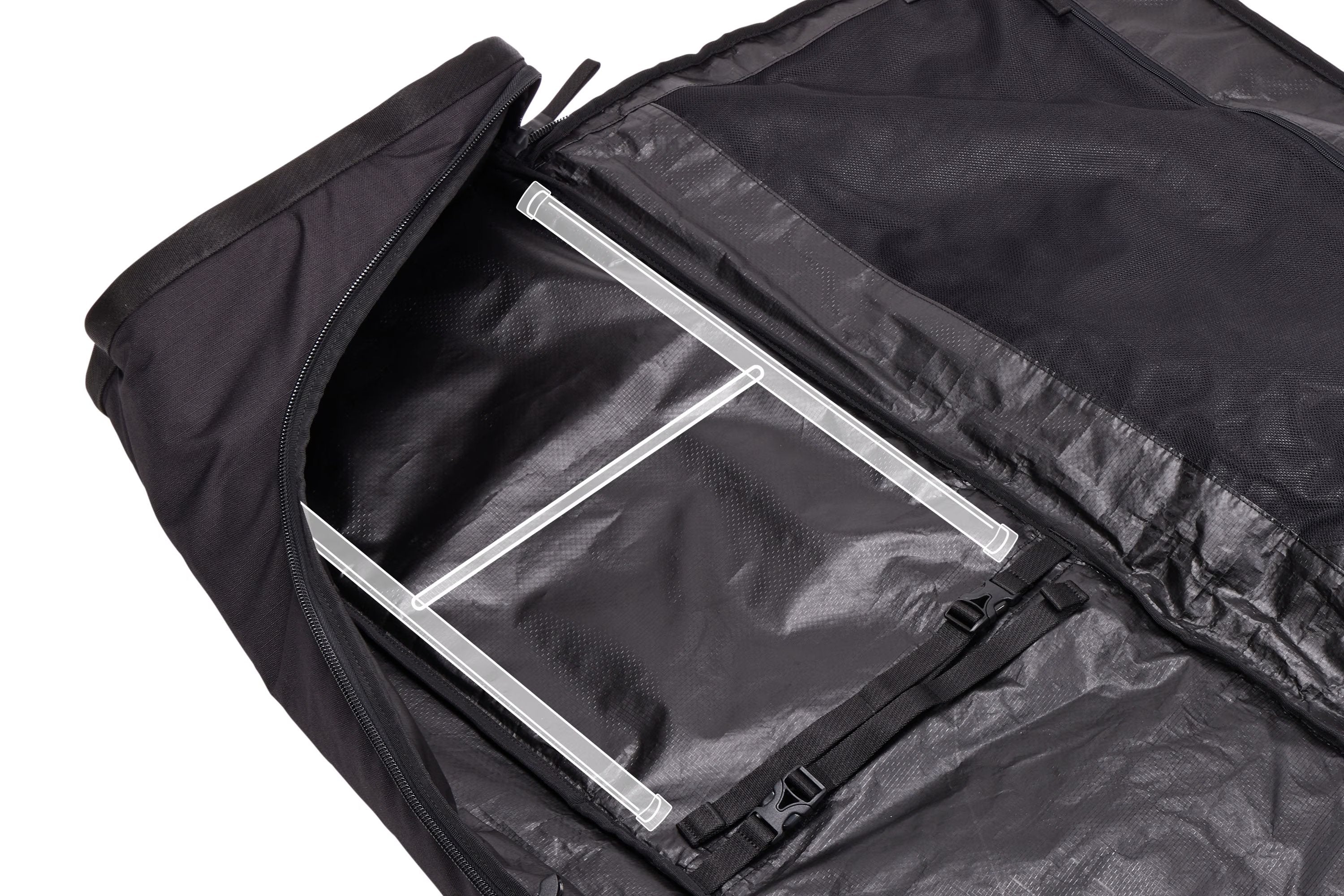 Thule 5162 Roundtrip Rolling Ski Bag 192cm Black