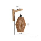 Wall lamp BOHO SIBU WALL 1xE27 Kobi Design