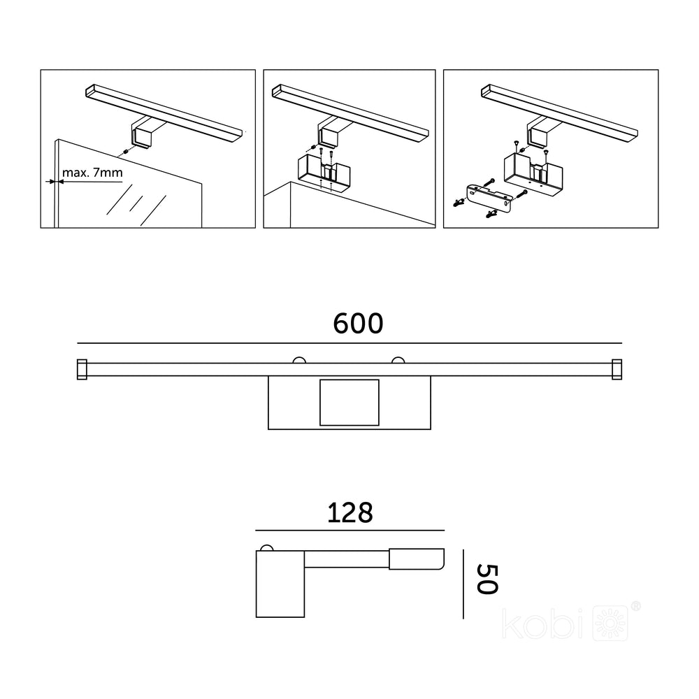 Wall lamp LED LUMIREFLECT 12W 4000K Kobi Design